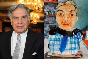 Sweet makers make Ratan Tata's statue to pay tribute their 'inspiration'