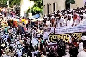 Hefazat-e-Islam organises rally demanding ban on ISKCON in Bangladesh