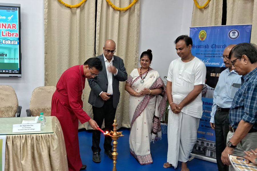 Scottish Church College inaugurated seminar room in the name of Abhaycharan Dey