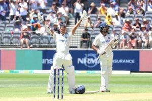 Yashasvi Jaiswal hits century in Perth test