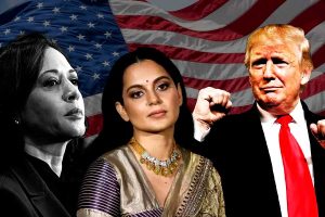 Kangana Ranaut about Donald Trump and Kamala Harris