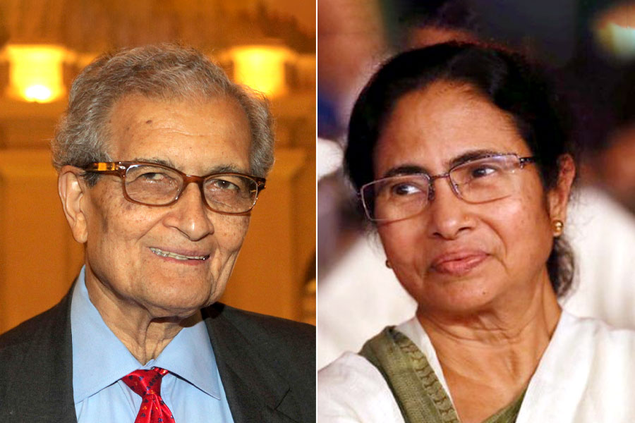 Mamata Banerjee wishes Amartya Sen on his birthday