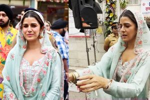 Nimrat Kaur celebrates Guru Nanak Jayanti, distributes tea, prasad