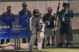 Rohit Sharma starts practice at Perth with pink ball