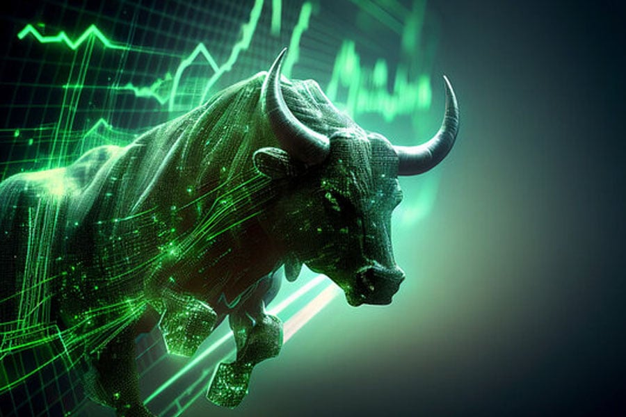 Share Market seen in green signal Sensex cross 1200 points