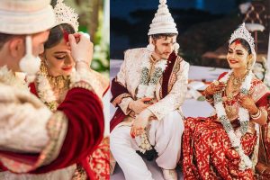 TV actor Sreejita De turns Bengali bride for groom Michael