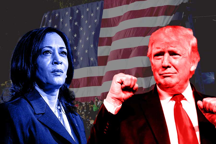 Donald Trump ahead of Harris 3-2 in swing states