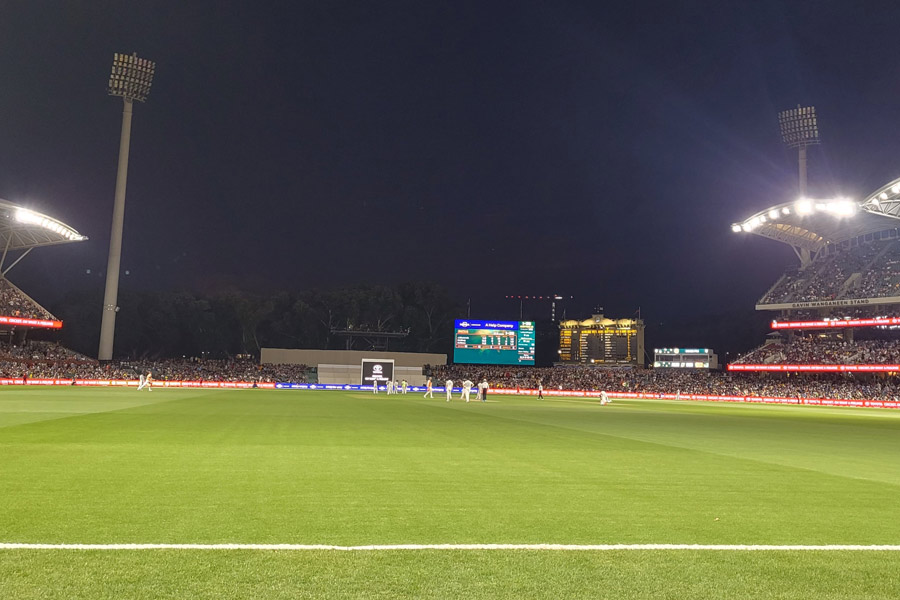 Lights went off in Adelaide test