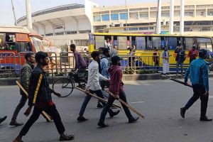 Clash between police and audience in BPL match at Mirpur Stadium of Bangladesh