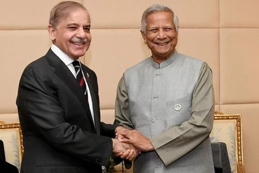 Pakistan PM Shahbaz Sharif met Dr Muhammad Yunus