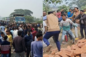 Woman died after being crushed by a tractor in Durgapur