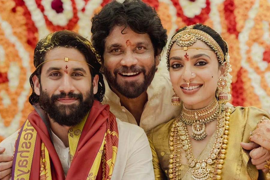 Nagarjuna Shares First Pics From Son Naga Chaitanya's Wedding