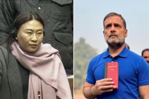 Nagaland BJP MP says Rahul Gandhi stood close and shouted at her