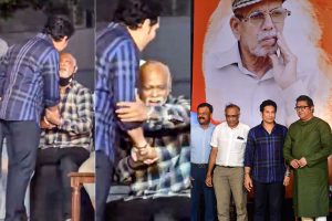 Sachin Tendulkar and Vinod Kambli reunited at Ramakant Achrekar's memorial ceremony