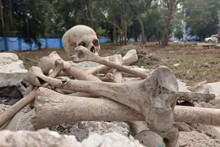 Skeleton found at Beleghata ID Hospital