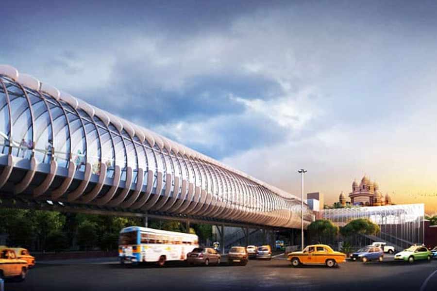 Kalighat Skywalk will be start within a month