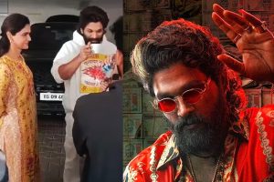 Allu Arjun Arrested: Pushpa 2 actor seen in 'flower nahin, fire hai' hoodie at time of arrest