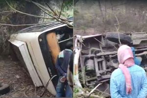 Bus accident in West Midnapore's dantan