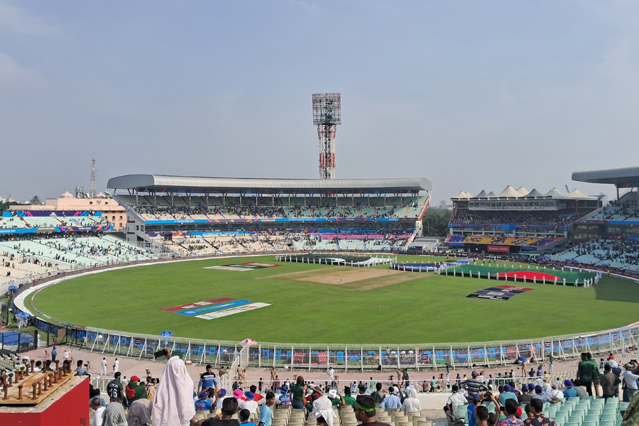 District representative allegedly denied entry at Eden Gardens