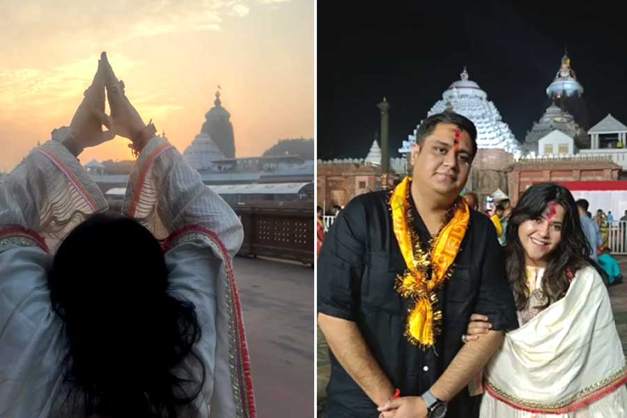 Ekta Kapoor seeks blessing at Jagannath Temple in Puri for The Sabarmati Report