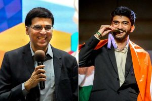 Viswanathan anand's reaction about world champion Gukesh