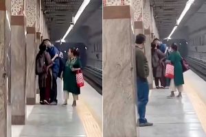 Offbeat News: Couple seen kissing deeply in Kalighat metro station, video goes viral