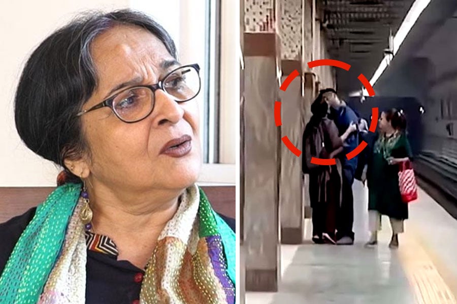 Mamata Shankar on Kalighat metro station viral kiss video