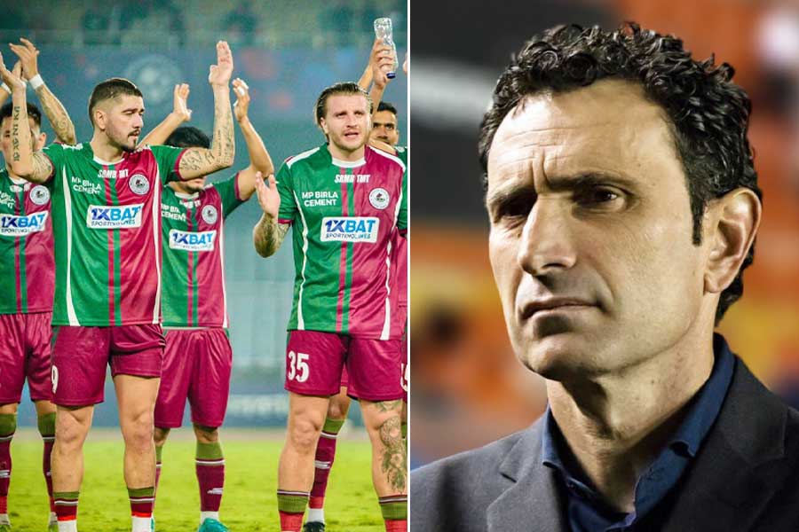 Mohun Bagan head coach Jose Molina expressed dissatisfaction with his team’s performance