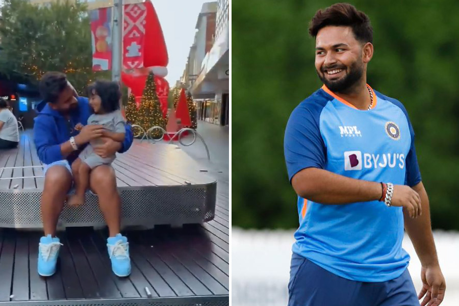 Rishabh Pant turned babysitter in streets of Australia, video goes viral