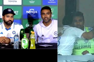 Virat Kohli hugs Ravichandran Ashwin before his retirement and Rohit Sharma describes him as one of the true match winners