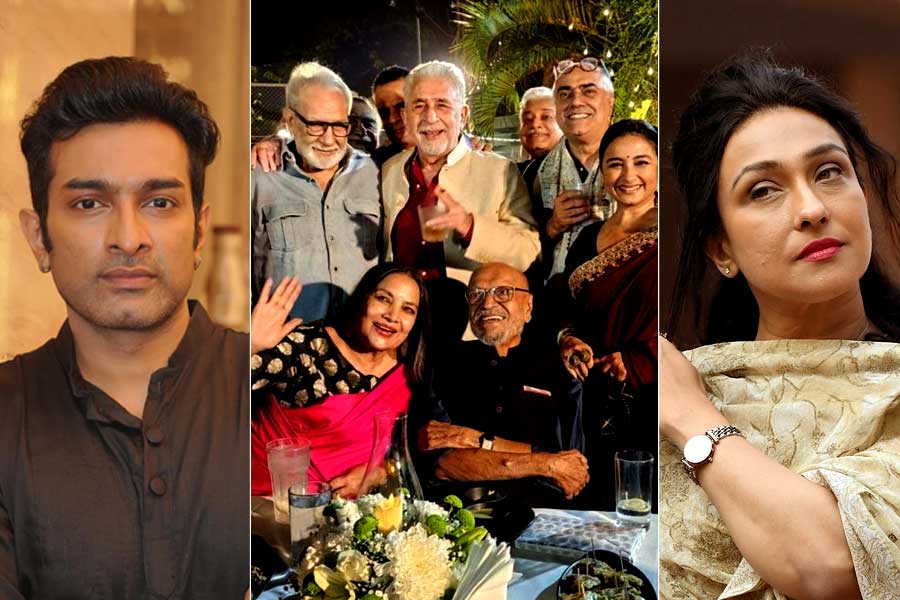 Shyam Benegal 90th Birthday celebration pic Resurfaces After His Death, Rituparna, Jeetu and others pays respect