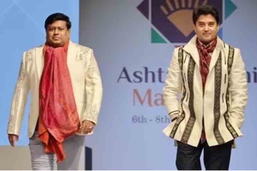 Sukanta Majumdar walk the ramp at Ashtalakshmi Mahotsav