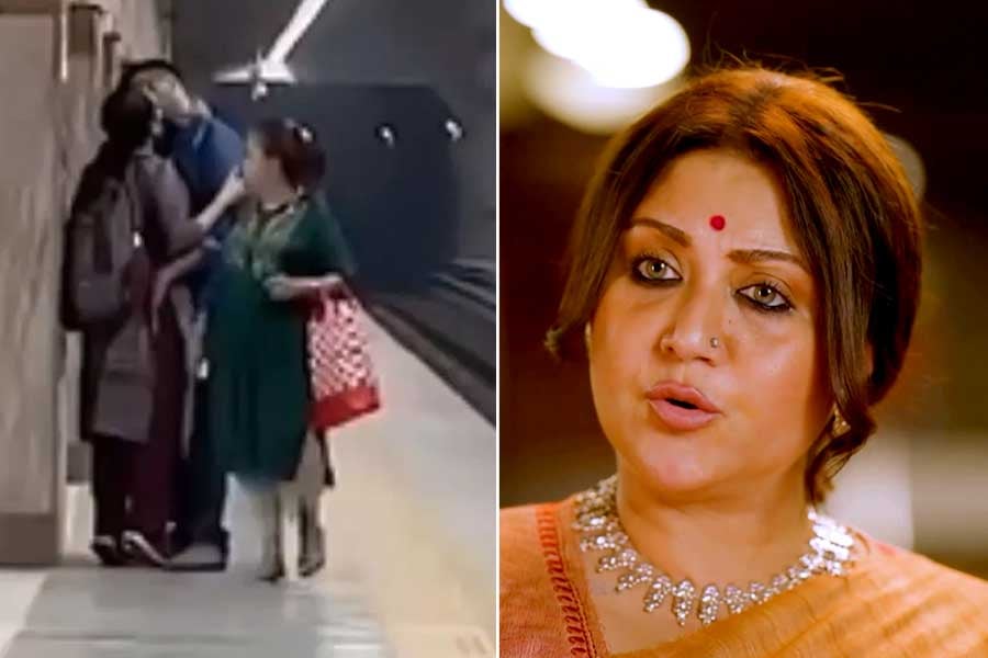 Swastika Mukherjee on Kalighat Metro station viral kiss video