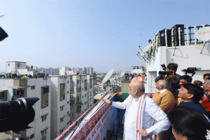 Amit Shah Flies Kite During Makar Sankranti Celebrations In Gujarat