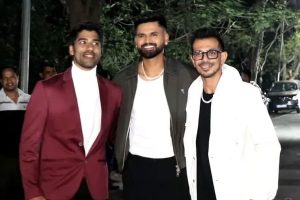 Yuzvendra Chahal spotted at Bigg Boss set with Shreyas Iyer amid divorce rumor with Dhanashree Verma