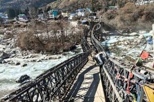 Lachung Bridge Collapsed in North Sikkim