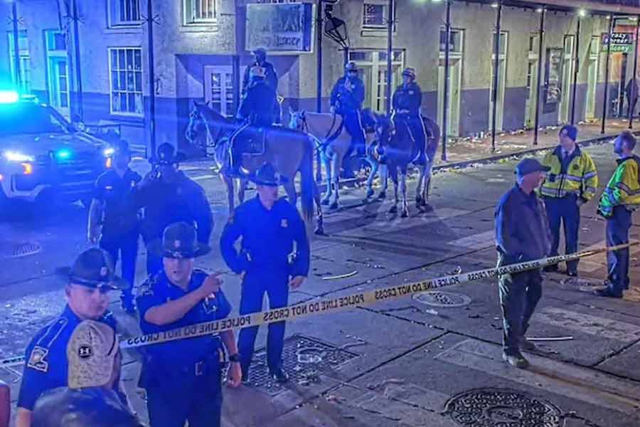 Multiple Casualties Feared As Car Rams Crowd In New Orleans