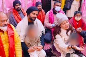 Virat Kohli and Anushka Sharma visit Vrindavan after Australia series disaster