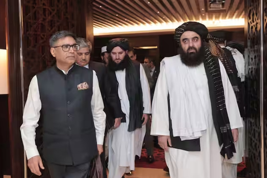 India foreign secretary met Taliban foreign minister of Afghanistan