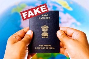 Fake passport made by the arrested man with advance booking from Bangladesh