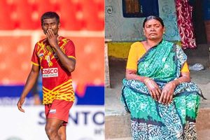 Mother of Robi Hansda misses husband after son wins Santosh Trophy