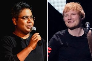 Mir Afsar Ali attends Ed Sheeran's Delhi concert on his 50th birthday