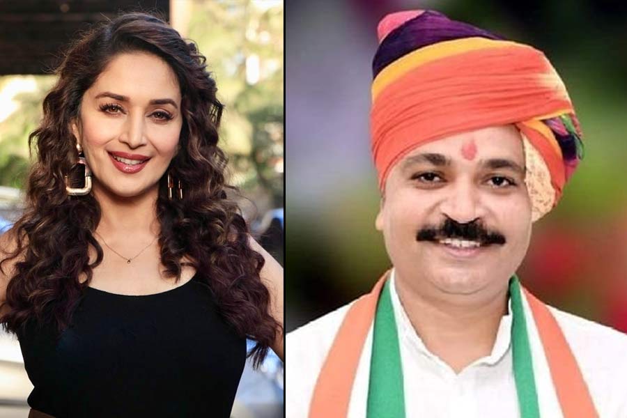 Congress MLA's remark on Madhuri Dixit stirs row