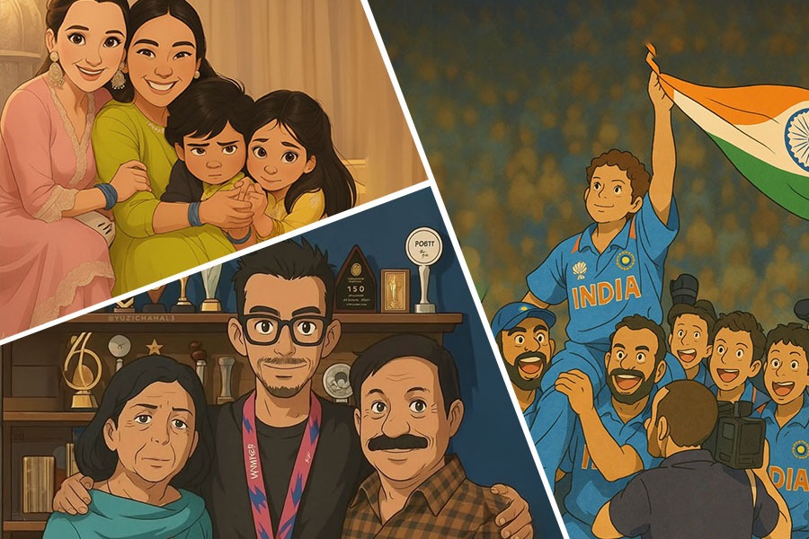 Famous Cricketer Sachin Tendulkar to Tennis star Sania Mirza shares Ghibli style pictures