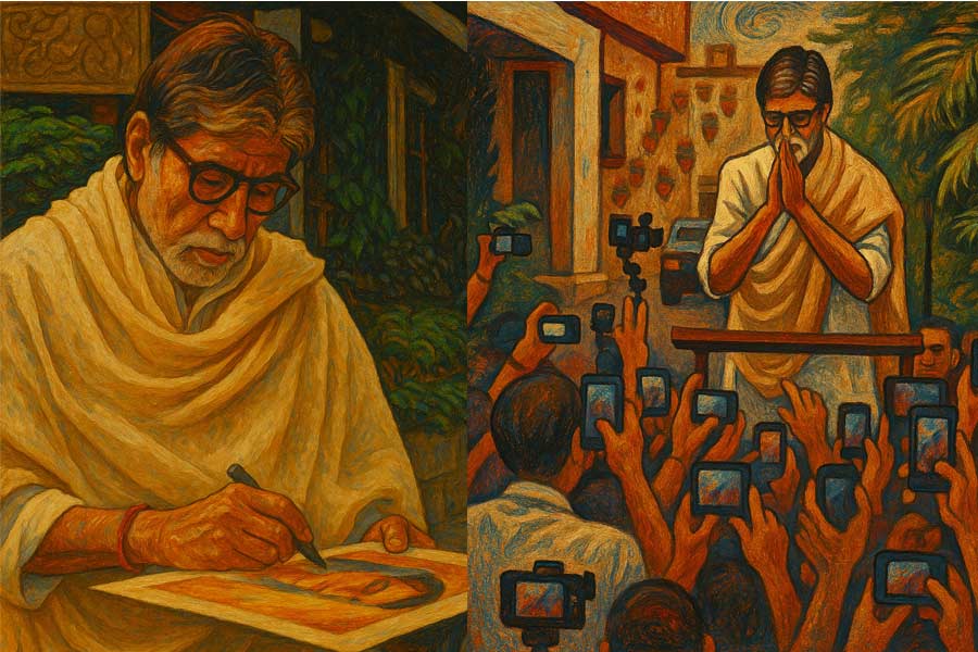 Amitabh Bachchan catches the viral Ghibli bug