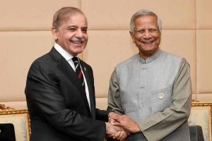 Shahbaz Sharif invites Yunus to Pakistan