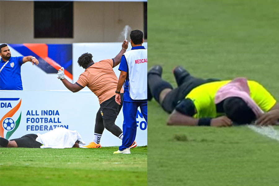 Referee and fans are in trouble after bees chased away, match halted in Super Cup