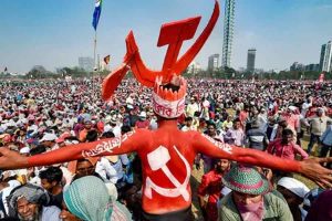 Kolkata police tightened security for left front brigade rally
