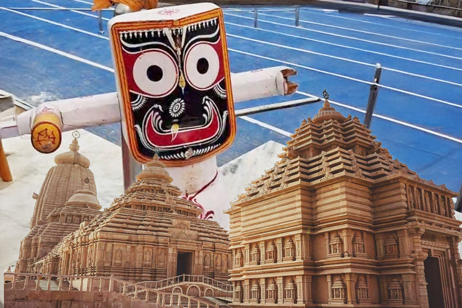 A idol of Jagannath found in digha