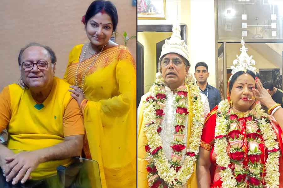 Actress Dolon Roy supports newlywed BJP leader Dilip Ghosh and Rinku Majumdar